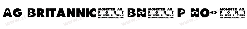 AG Britannic_BN_P No字体转换